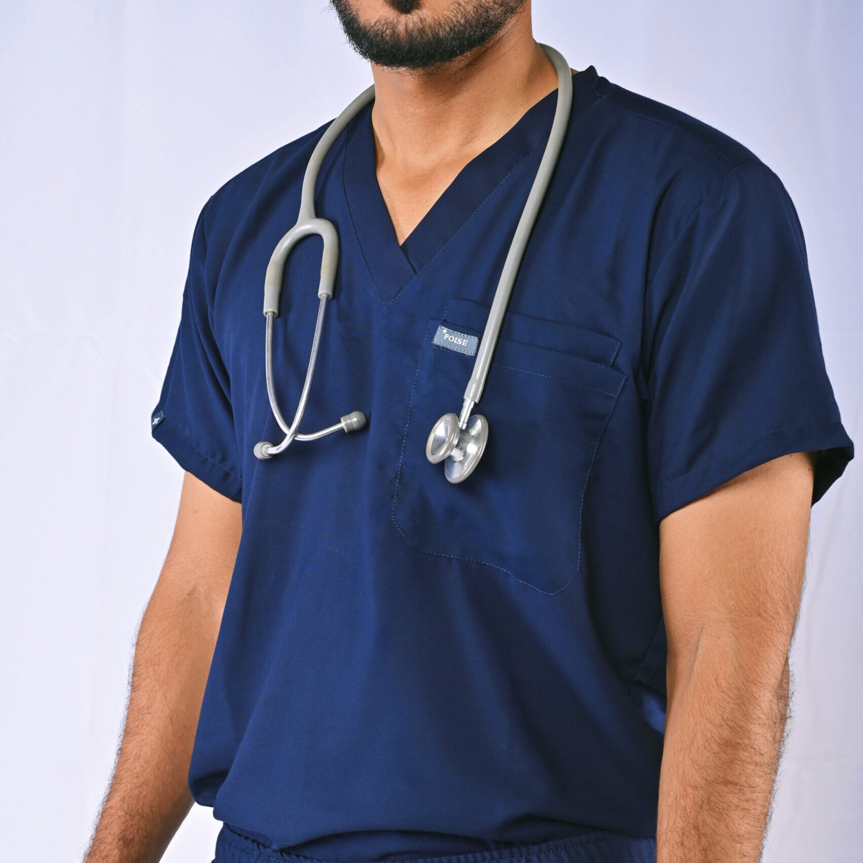 Male Casual Fit Plain Scrubs – POISE